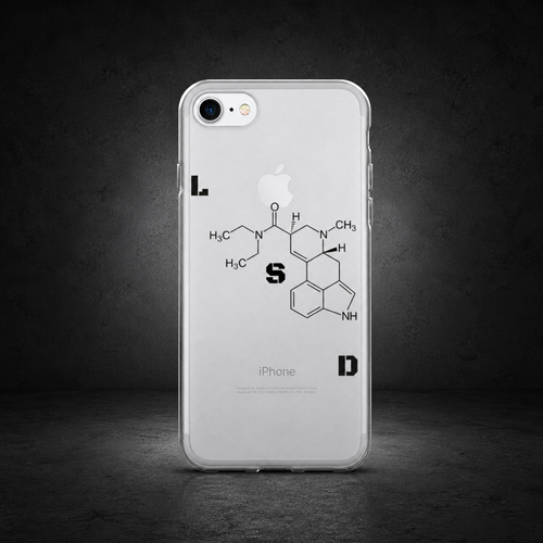 Acid Bomb iPhone Handyhülle im dunklen NiZED Betonstudio