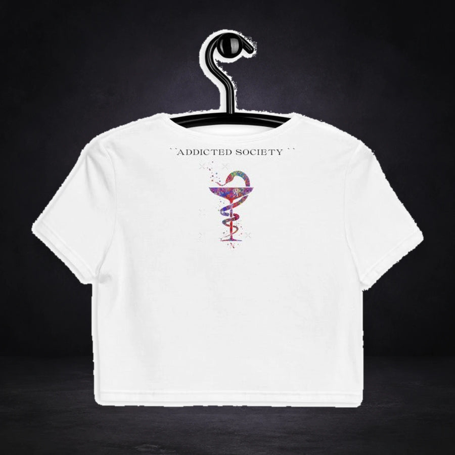 Addicted Society Crop Top