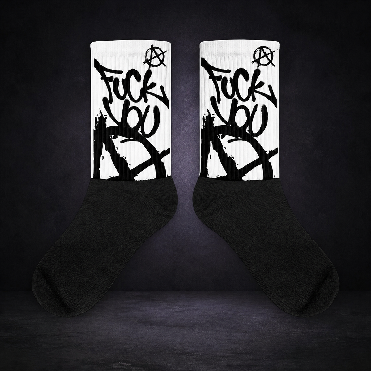 Anarchie Statement Socken – dunkles NiZED Kollektionscover