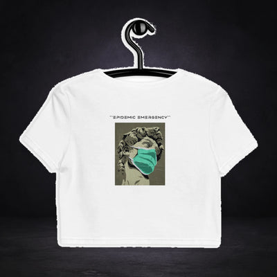Art Quarantine Crop Top