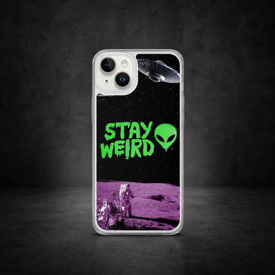 We live in Aliens iPhone case