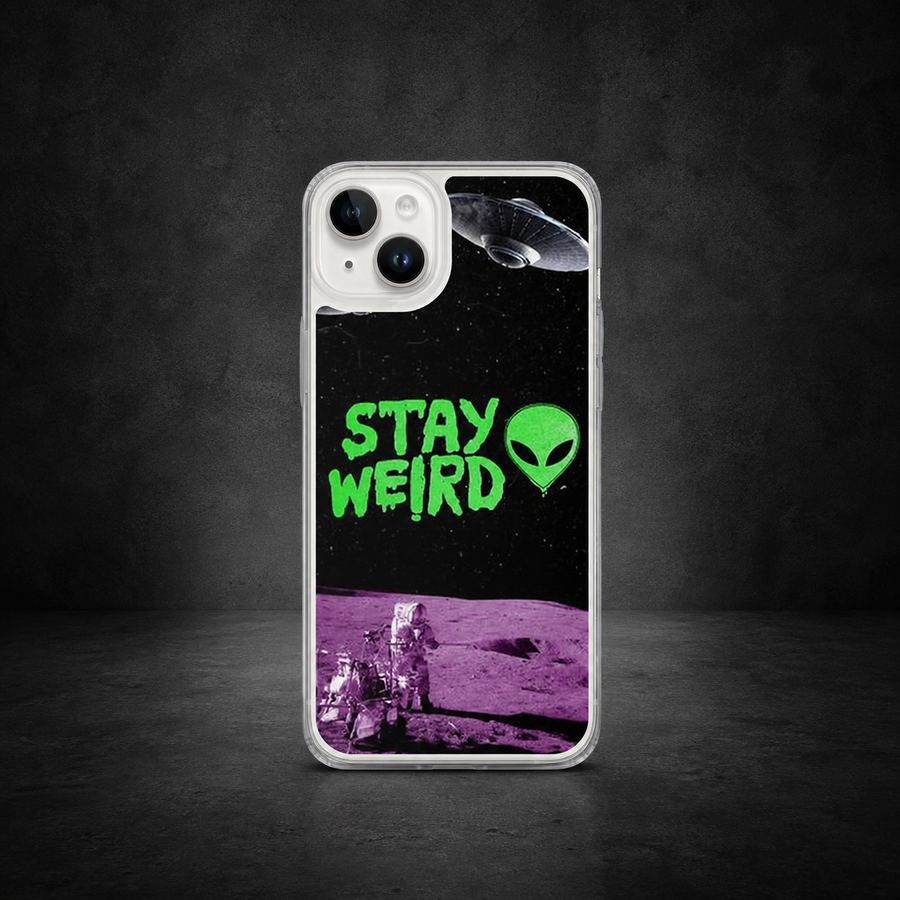 We live in Aliens iPhone case