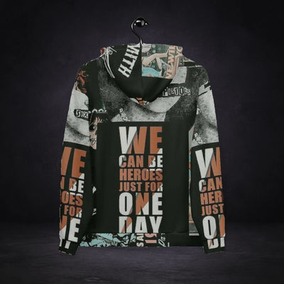 We Can Be Heroes Just for one Day Hoodie
