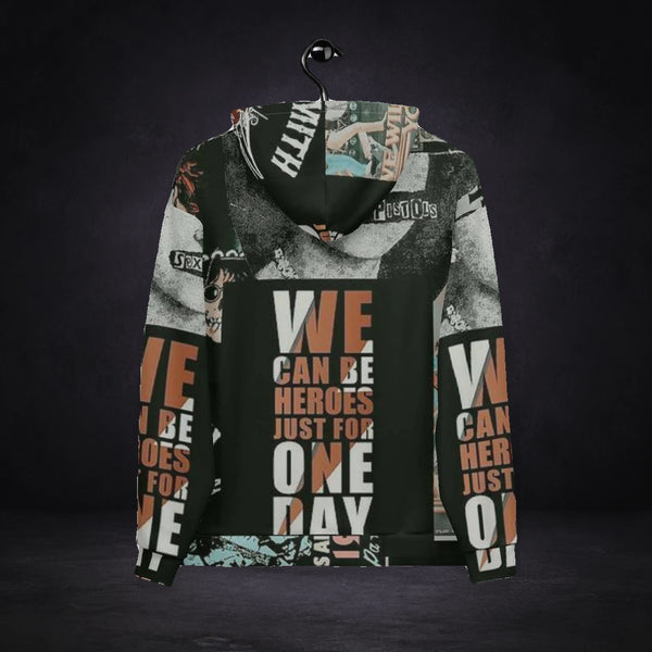 We Can Be Heroes Just for one Day Hoodie