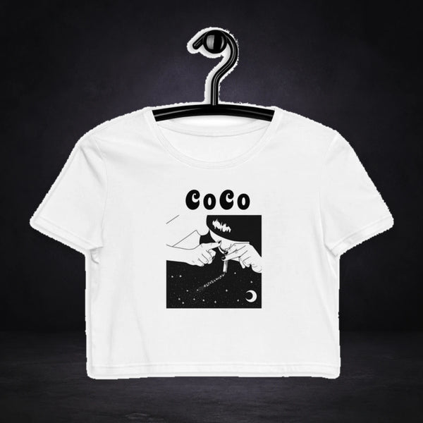Cocaine Crop Top - Festival Crop Top