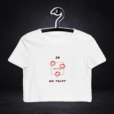 In Party Energy We Vibes Crop Top