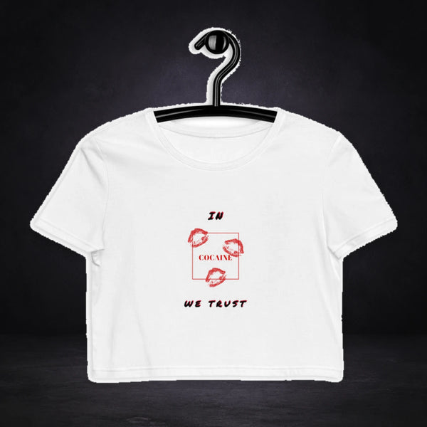 In Party Energy We Vibes Crop Top