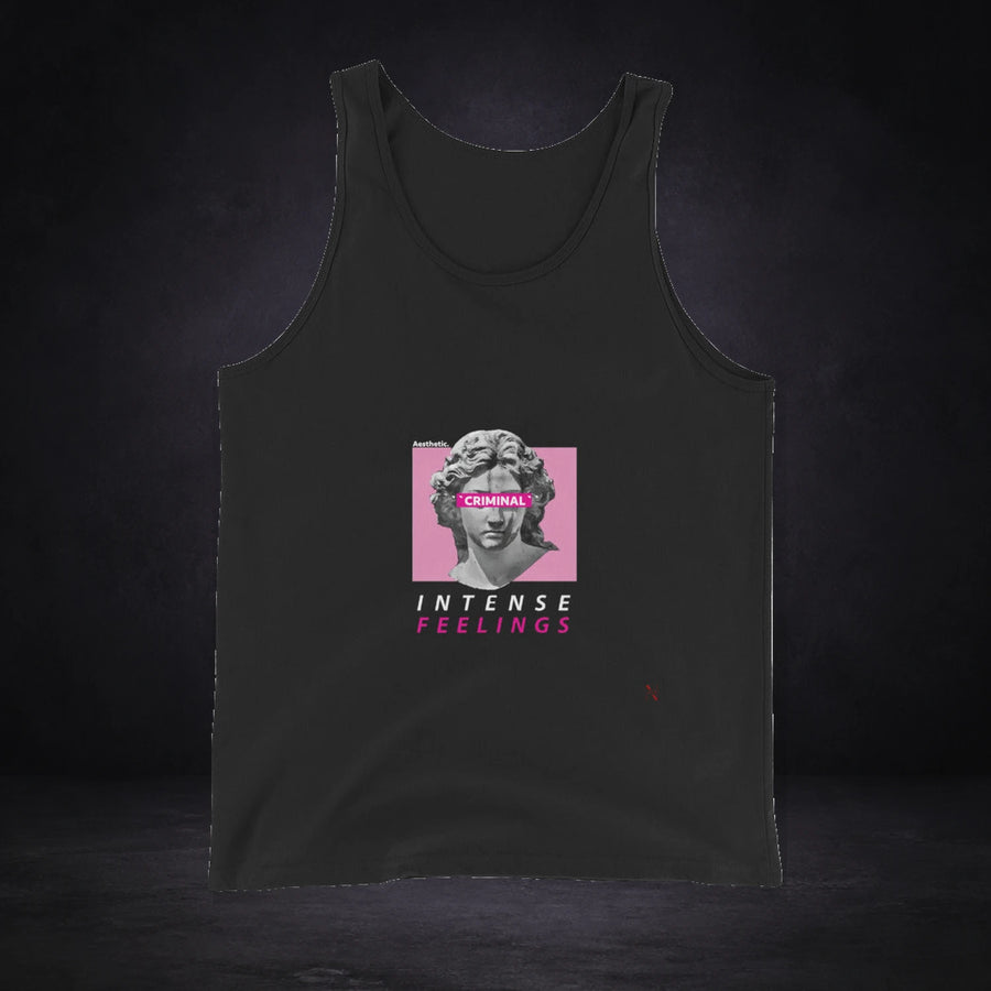 Criminal Antique Graphic Tank Top Design 2