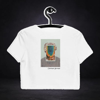 Criminal Antique Graphic Crop Top