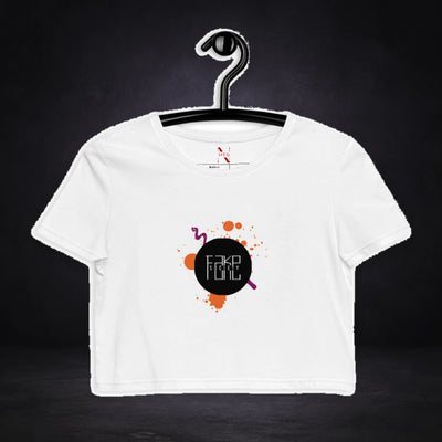 Fake Society Crop Top