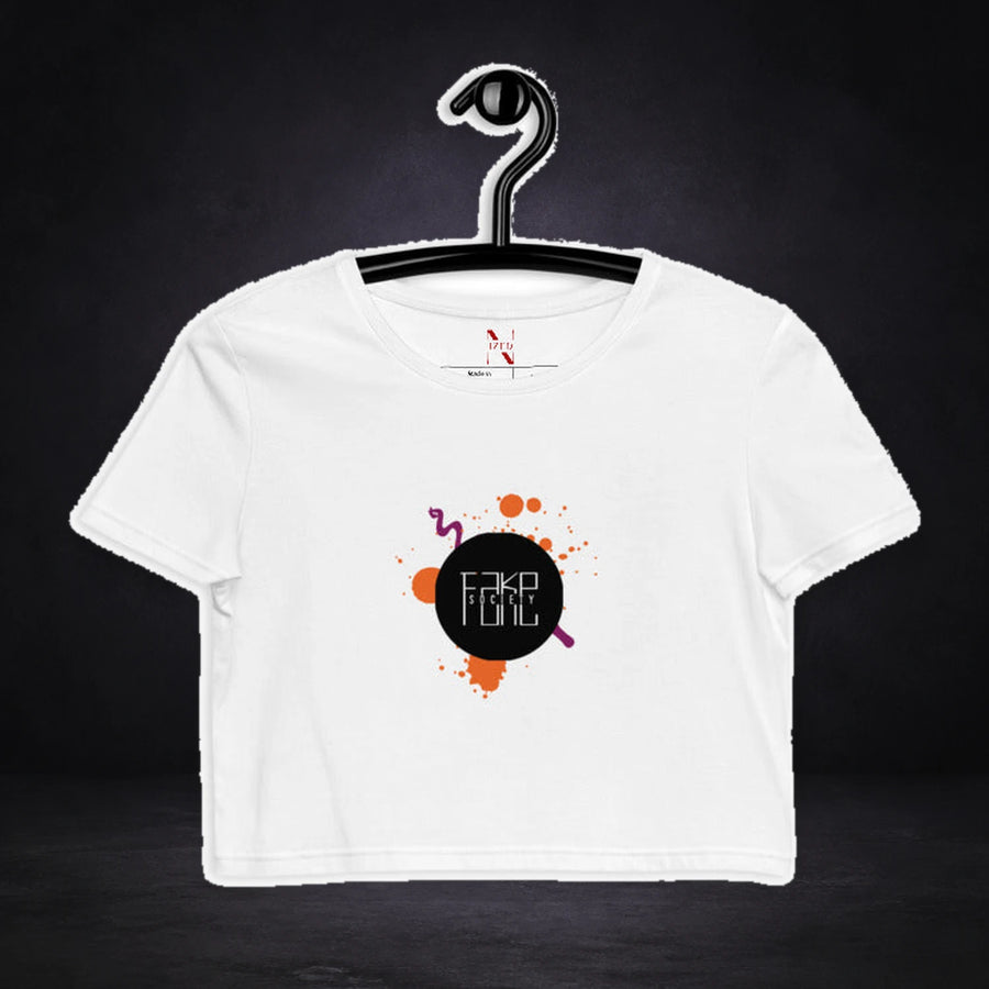 Fake Society Crop Top