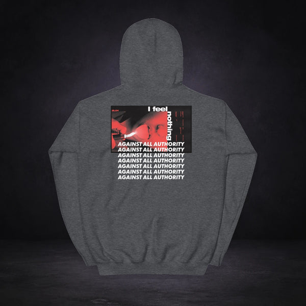 Against all authority hoodie