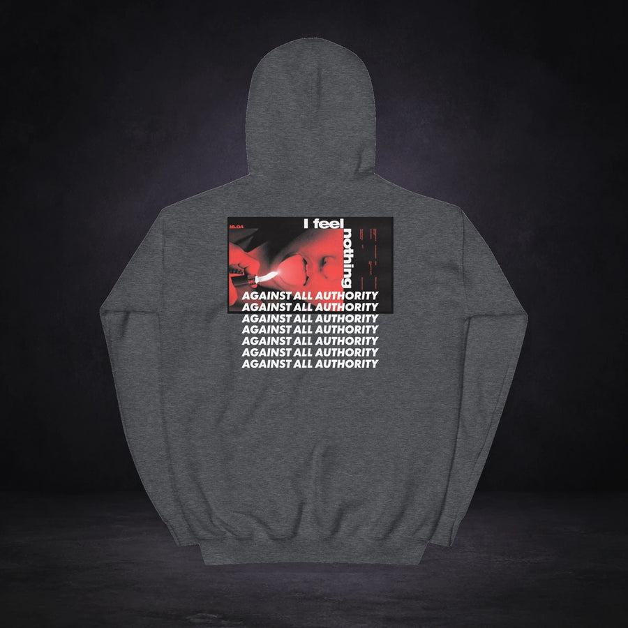 Against all authority hoodie
