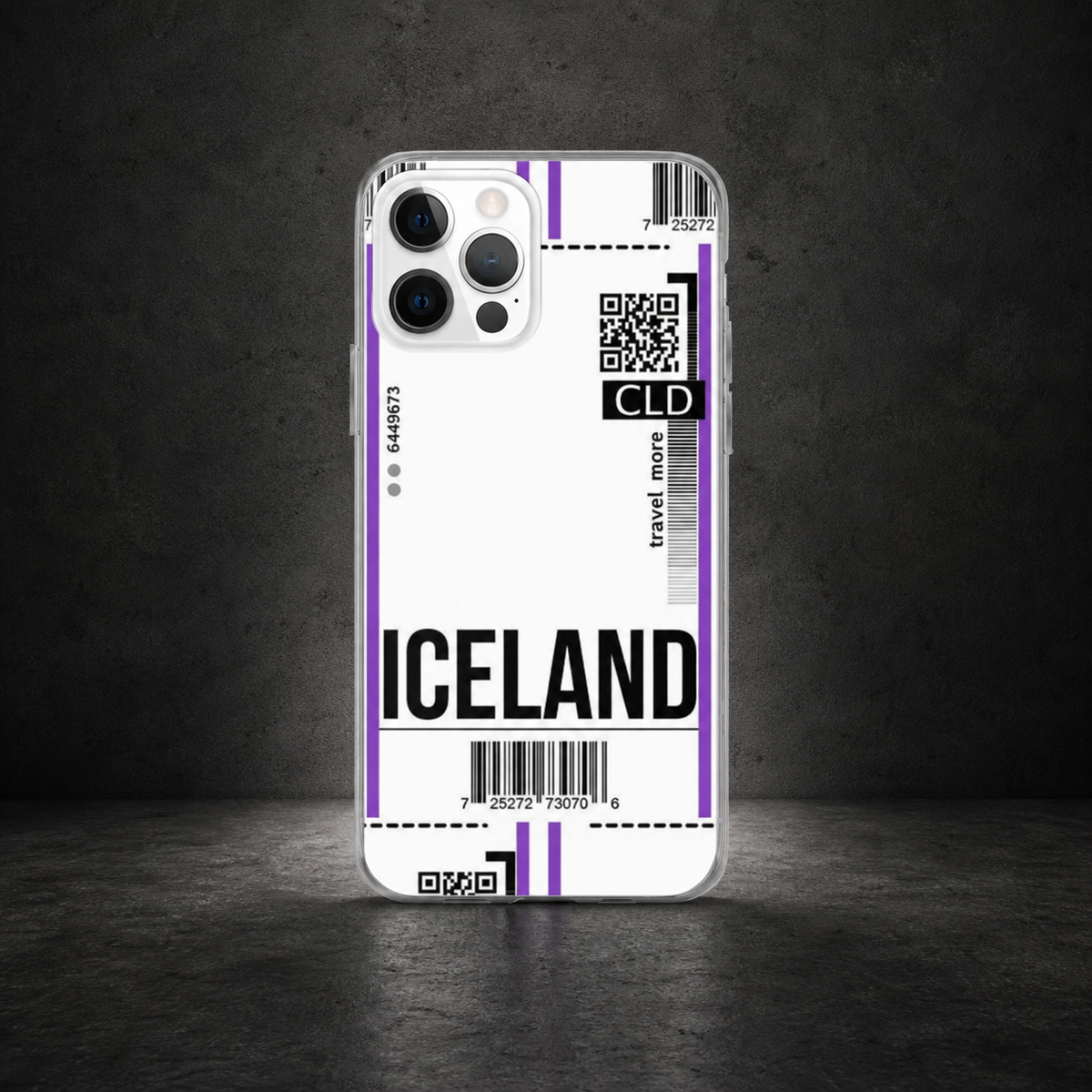Iceland iPhone Handyhülle – dunkles NiZED Kollektionscover