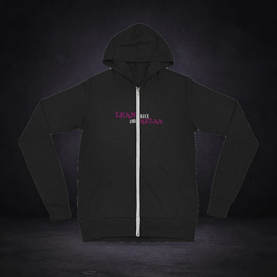 Lean Back and Relax V1 ZIP Hoodie