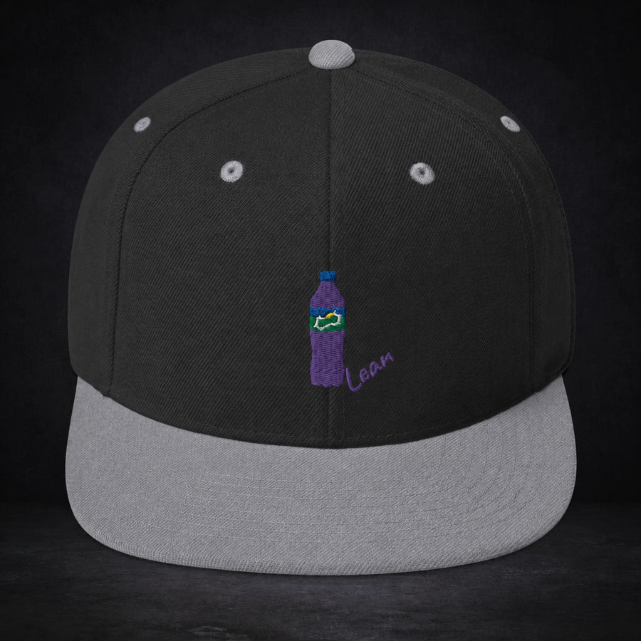 Lean snapback cap