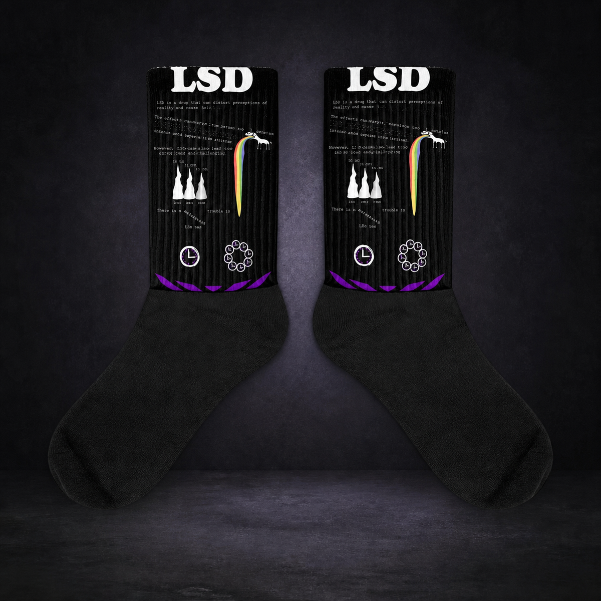 LSD Socken – sauberes Kollektionscover ohne weißen Außenrand