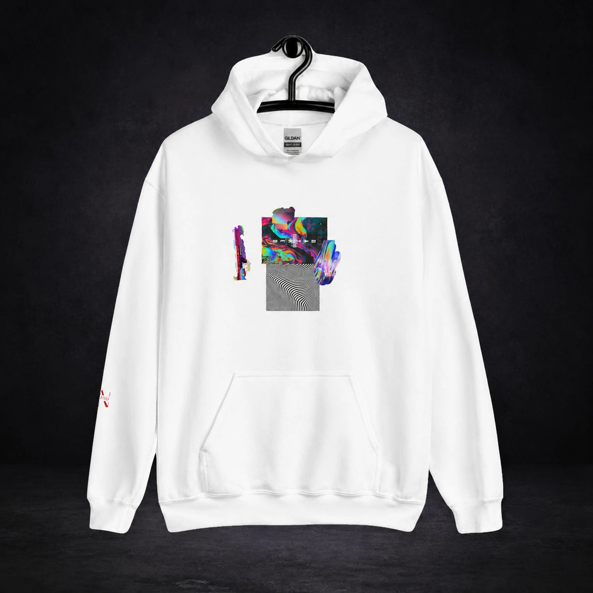 Lucid Dreams Hoodie – Vorderansicht auf dunklem Betonhintergrund