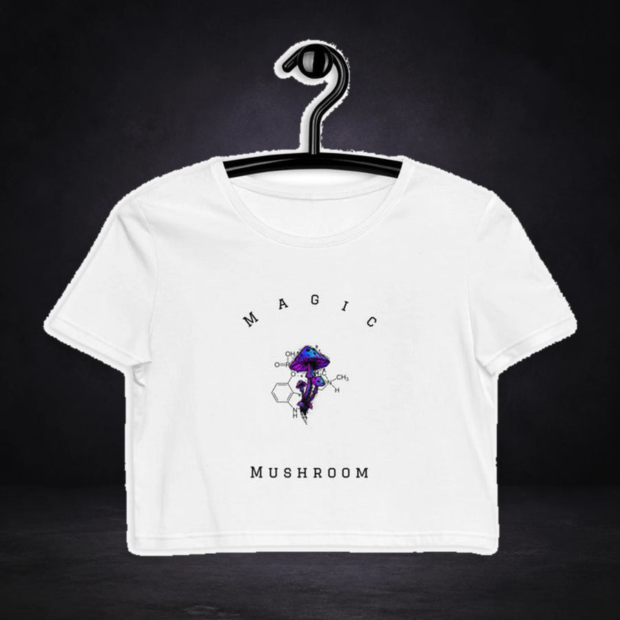 Magic Mushroom Vibes Crop Top
