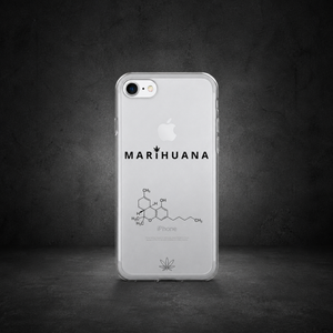 Marihuana iPhone Handyhülle im dunklen NiZED Betonstudio