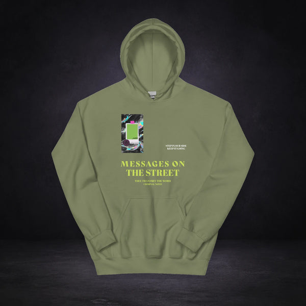 Message on the street hoodie