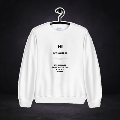 HI MY NAME IS X Sweater