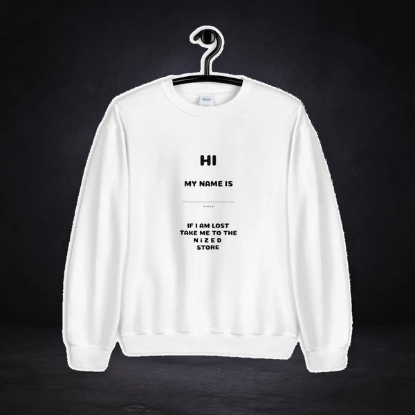 Name Graphic Sweater