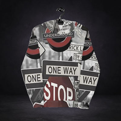 One way hoodie