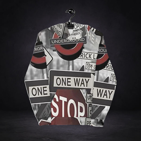 One way hoodie