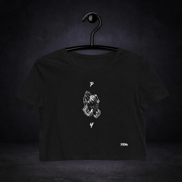 Pray Graphic Crop Top
