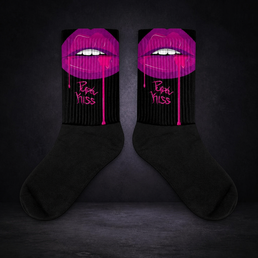 Purple Kiss socks