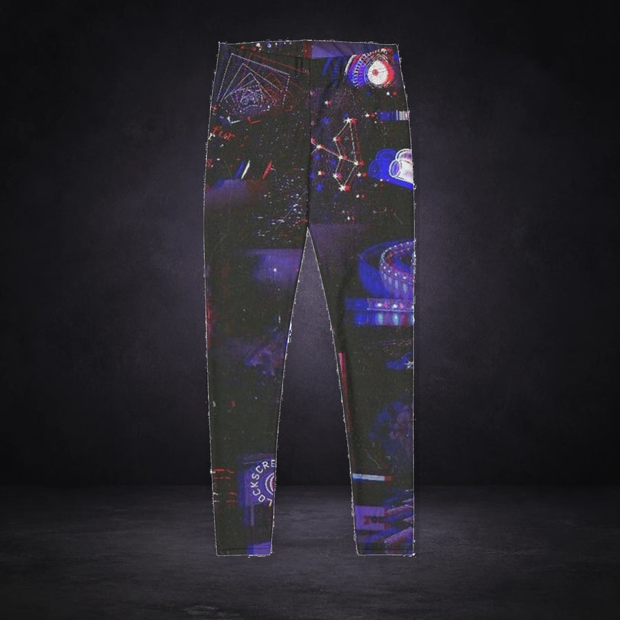 Purple Verses Leggings
