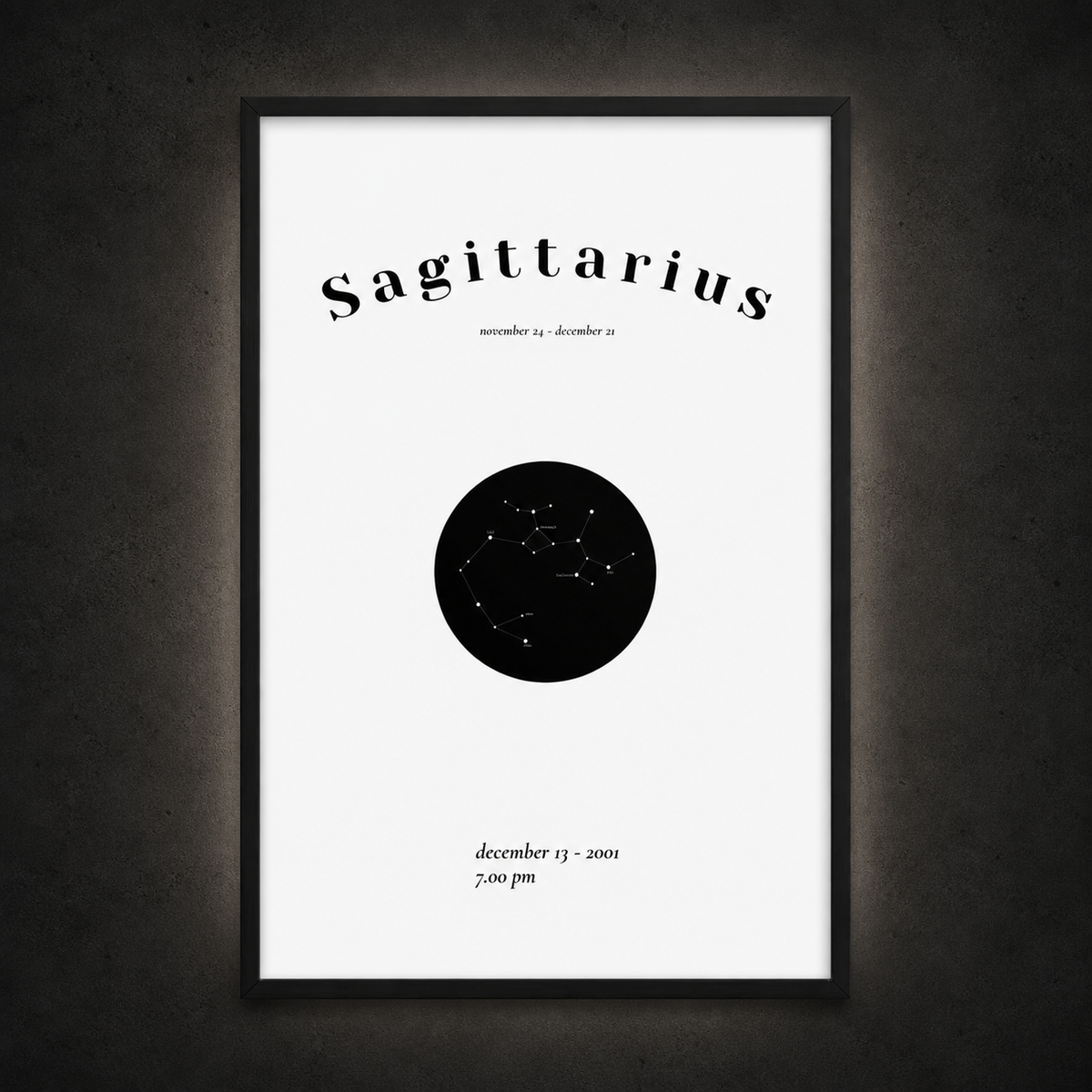 Schütze Poster von NiZED – gerahmt vor dunklem Beton als einheitliches Kollektionscover