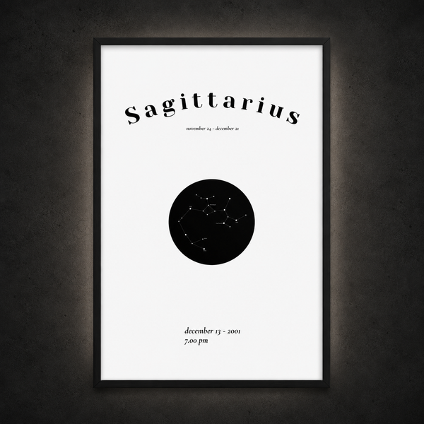 schuetze Sternzeichen personalisieren Poster