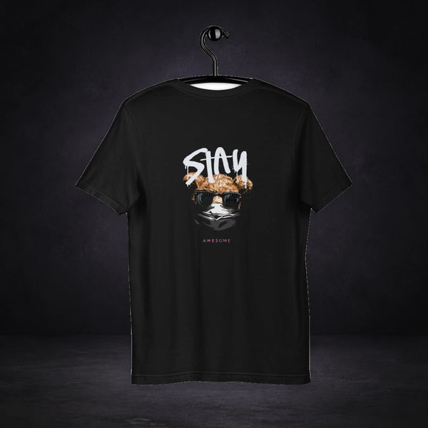 Stay Awesome Graphic T-Shirt Design 2