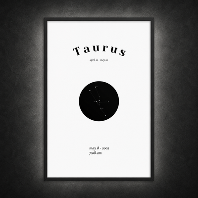 Taurus Framed Poster