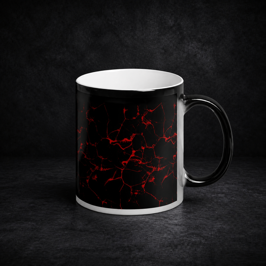 RED - Shiny magic mug