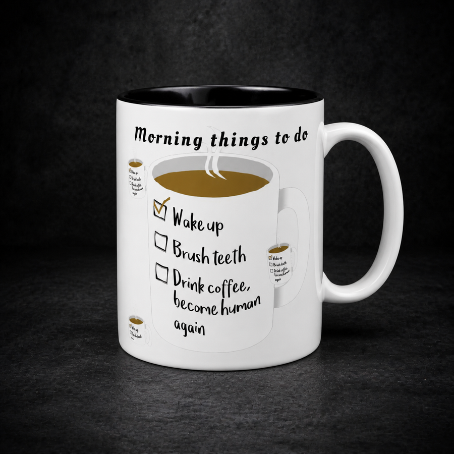 Morning To-Do Tasse