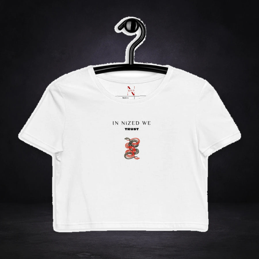 Trust Graphic Crop Top Design 2