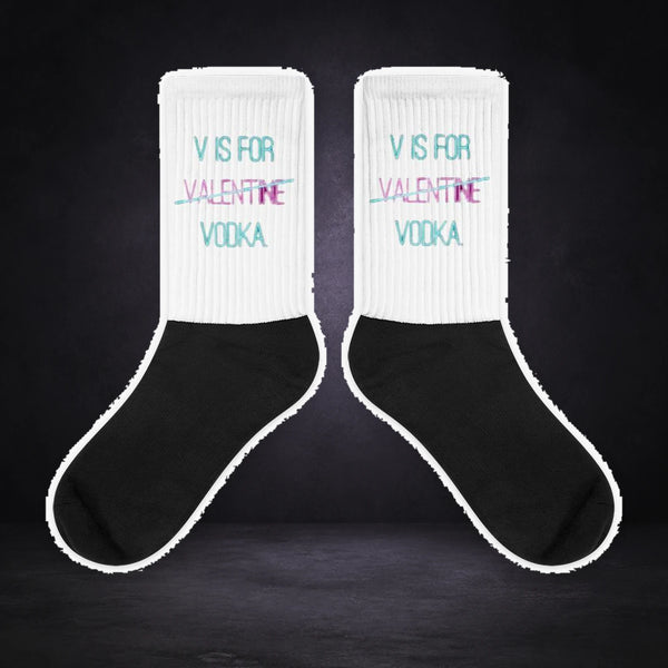 V is for Vodka - socks