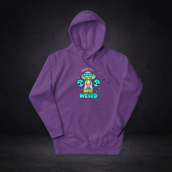 Wish you were aliens hoodie