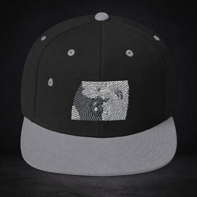Sensory touch snapback cap