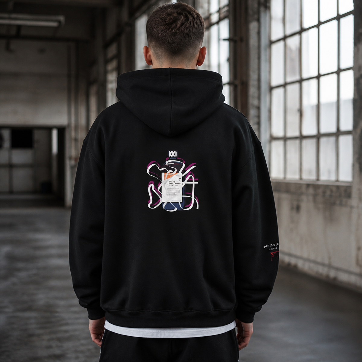 Sizzup Chill Hoodie Damen Model Frontansicht Berlin – KI-generierte Darstellung