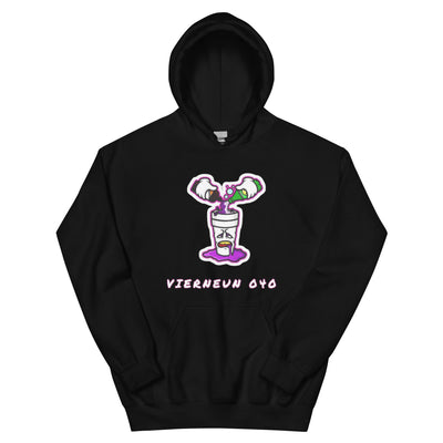 Vierneun 040trippin Hoodie von NiZED als Streetwear Hoodie, Rave Hoodie und provokantes Outfit