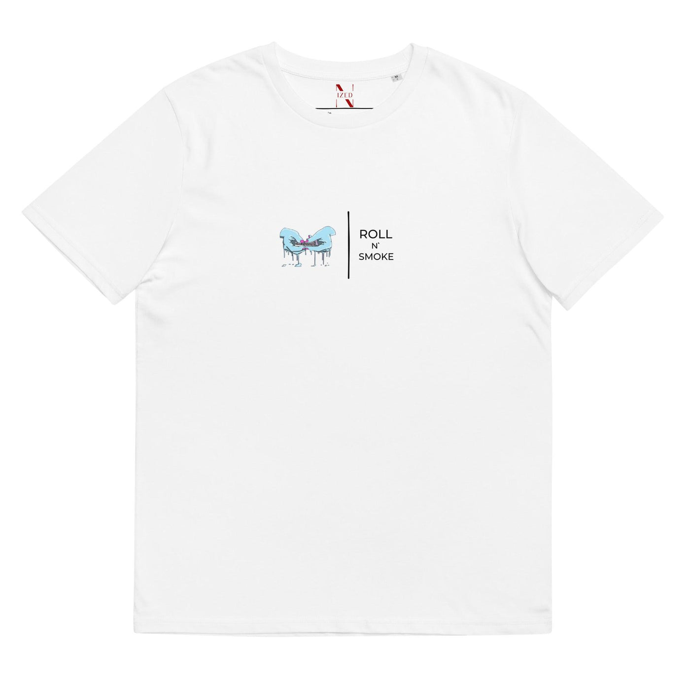 Roll and Smoke organic cotton t-shirt