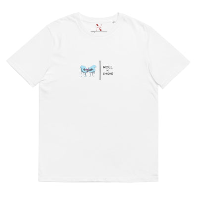 Roll Smoke Tshirt von NiZED als Statement T-Shirt, Dark Streetwear Shirt und provokantes Outfit