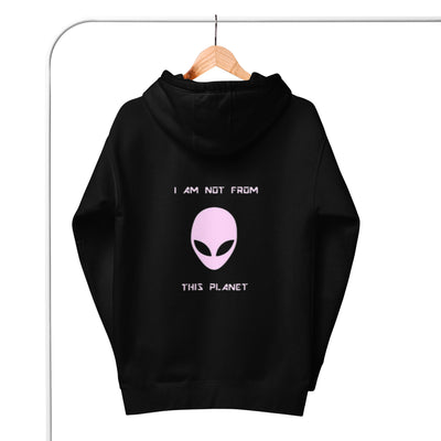 Not From Earth Hoodie von NiZED als Streetwear Hoodie, Rave Hoodie und provokantes Outfit