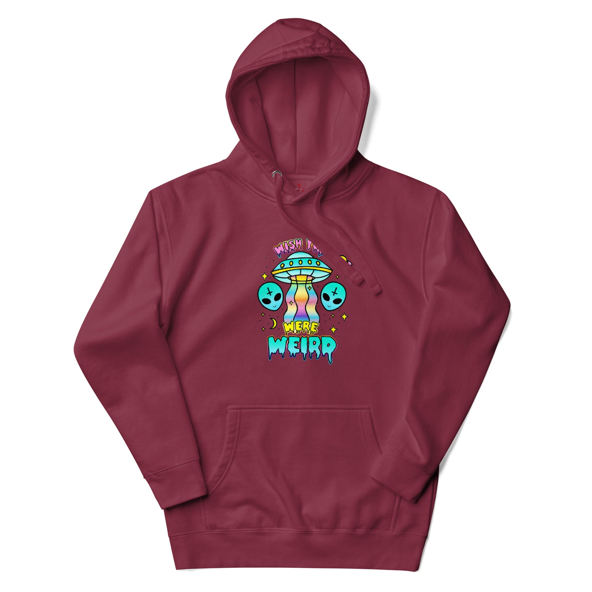 Wish you were werid aliens Kapuzenpullover