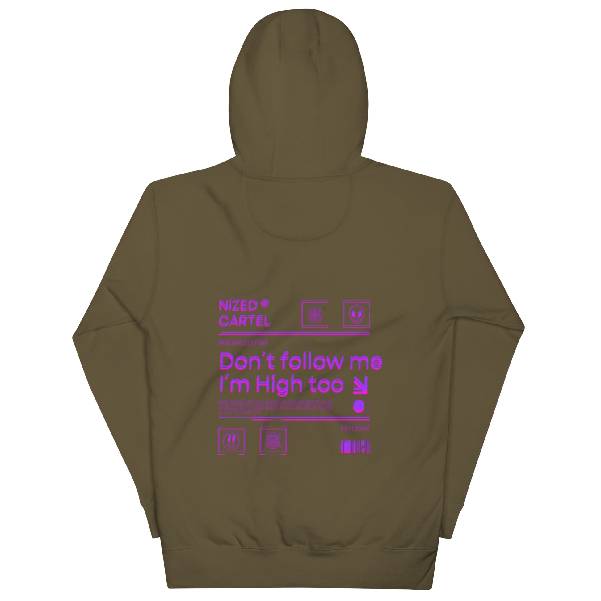 Don`t follow me I´m High too Kapuzenpullover