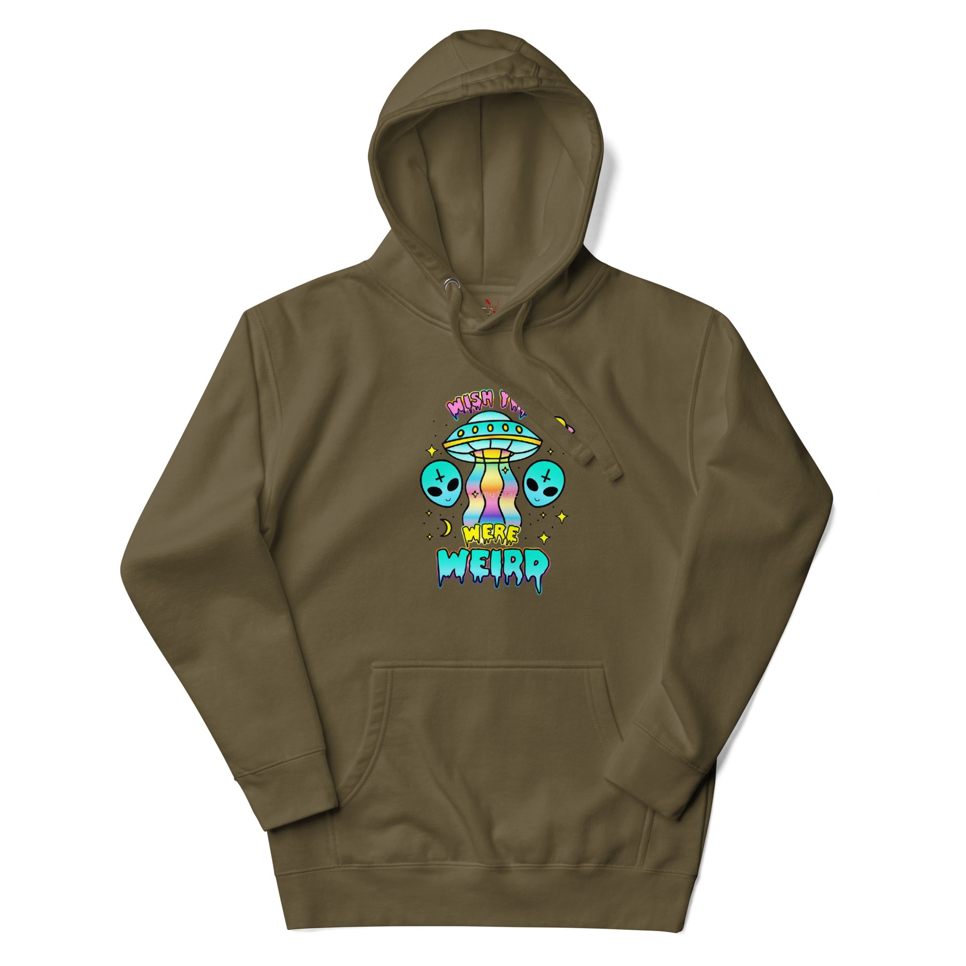 Wish you were werid aliens Kapuzenpullover